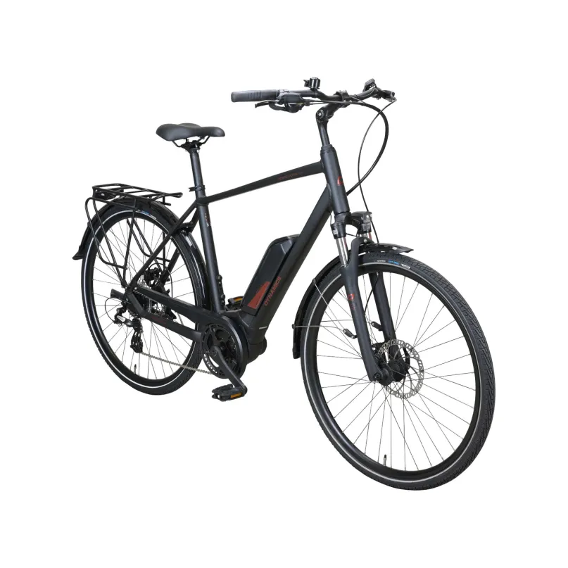 Forte Ultra 508 E-Bike Trekking Herren 28" schwarz