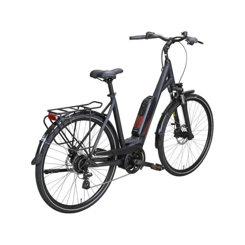 Forte Ultra 508 E-Bike Trekking Tiefeinsteiger 28" schwarz