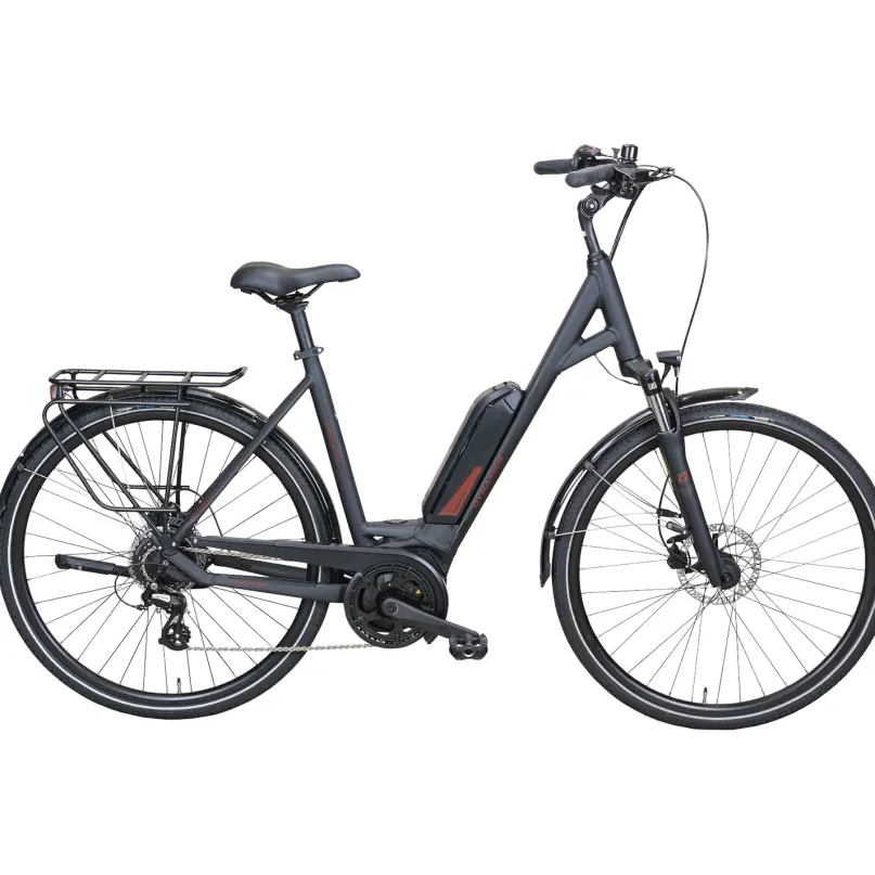 Forte Ultra 508 E-Bike Trekking Tiefeinsteiger 28" schwarz