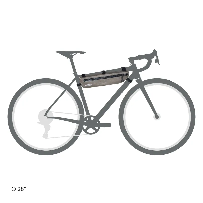 Frame-Pack Toptube 4 l Bikepacking-Rahmentasche braun