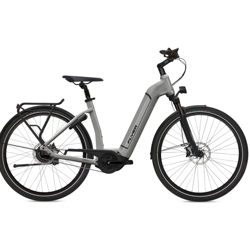 Gotour 6 3.40 E-Bike Cityrad Tiefeinsteiger 28" silber