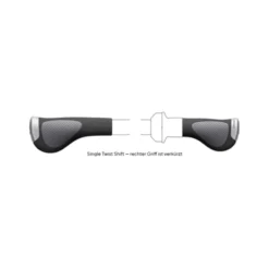 GP1 Evo Biokork Single Twistshift Fahrradgriffe ergonomisch