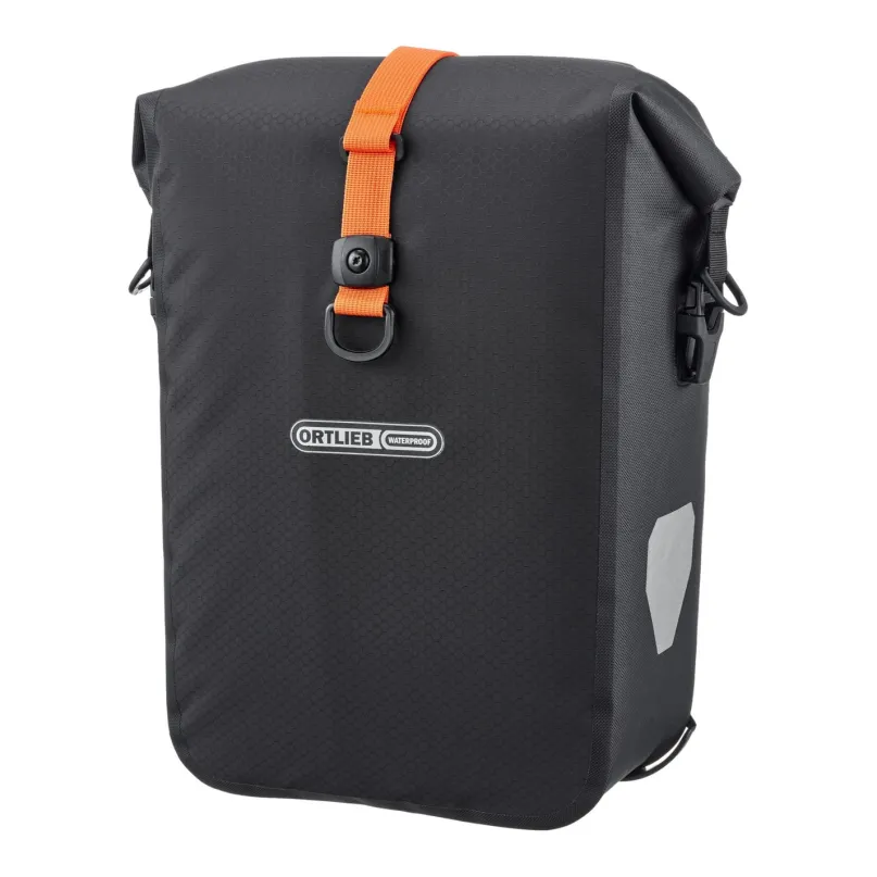 Gravel-Pack Fahrradtaschen Paar schwarz