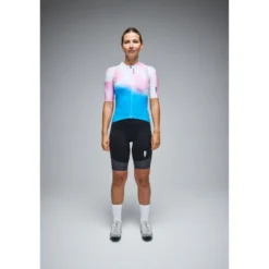 Gregarius Pro Big Logo Radtrikot kurzarm Damen