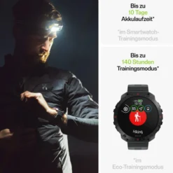 Grit X2 Pro Outdoor Multisport Smartwatch schwarz