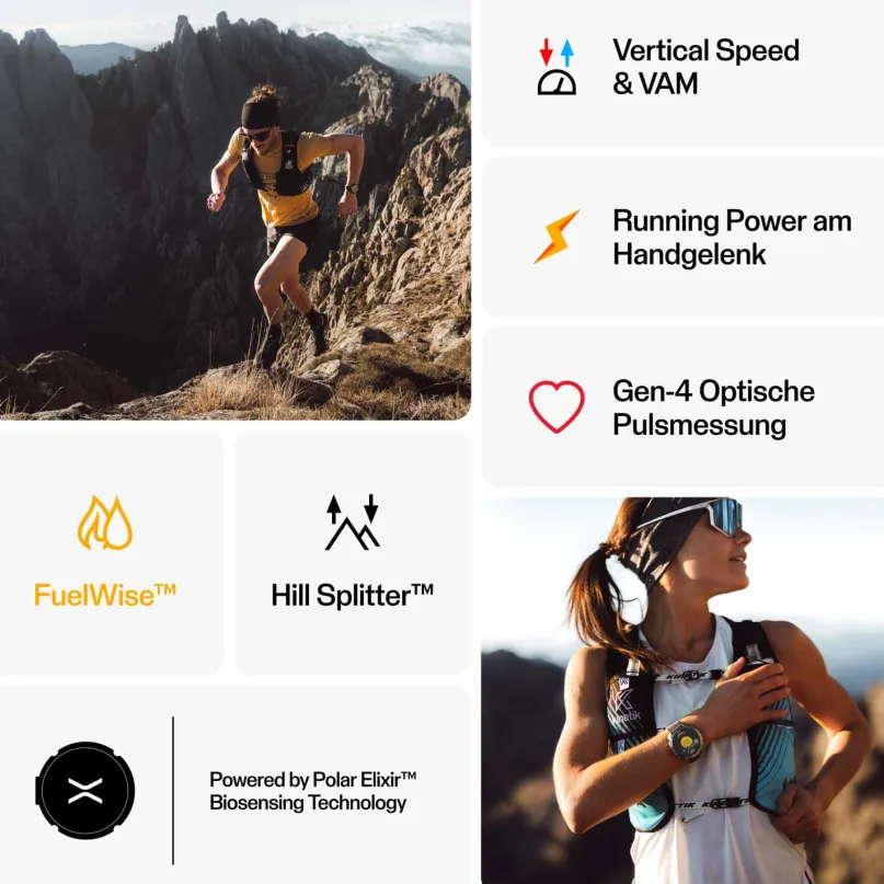 Grit X2 Pro Outdoor Multisport Smartwatch schwarz