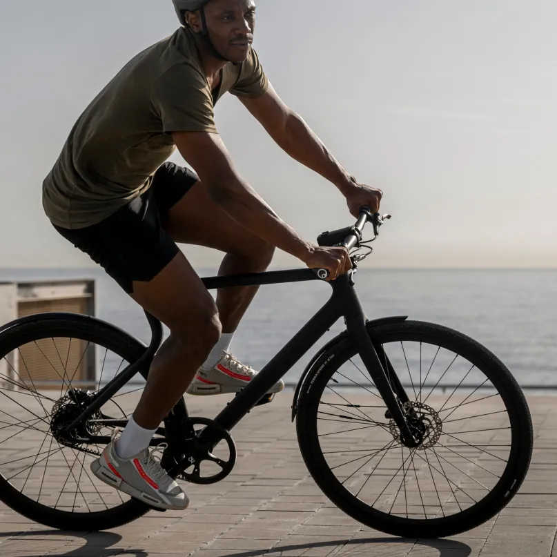 GS1 Evo ergonomische Fahrradgriffe schwarz