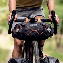 Handlebar-Pack 15 L Bikepacking-Lenkertasche schwarz