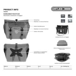 Handlebar-Pack Plus Lenkertasche