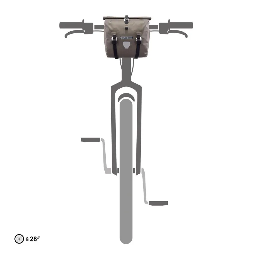 Handlebar-Pack QR Lenkertasche Fahrrad braun
