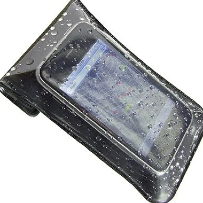 Handy-Tasche Phone BagFarbe Transparent/Schwarz