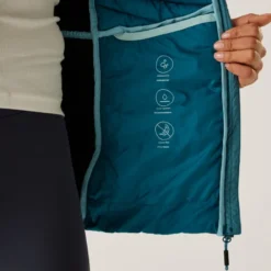 Hooded Leedre Hybrid Thermo Jacke Damen