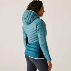 Hooded Leedre Hybrid Thermo Jacke Damen