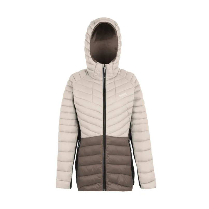 Hooded Leedre Hybrid Thermo Jacke Damen