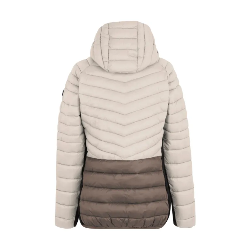 Hooded Leedre Hybrid Thermo Jacke Damen
