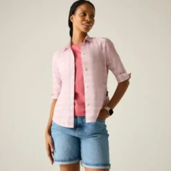 Keralin 3/4-Arm Radbluse Damen