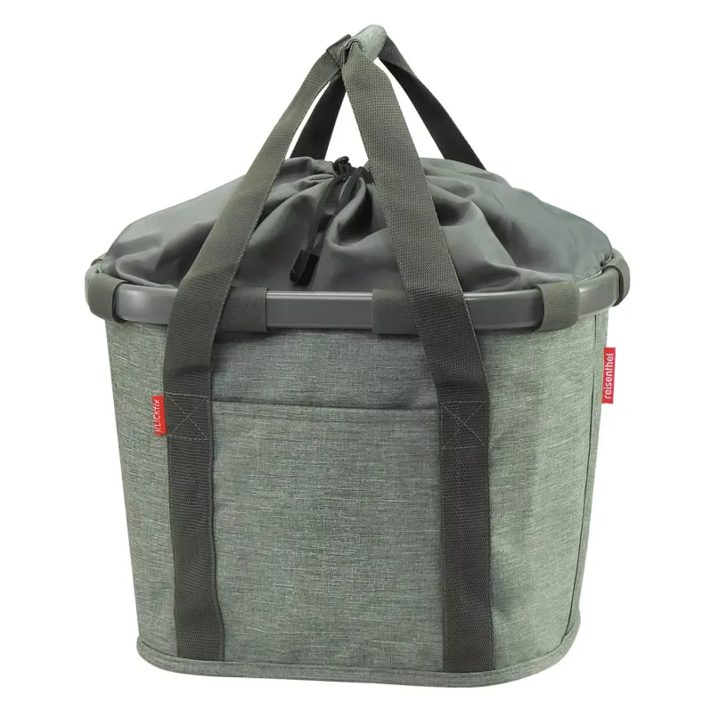 KLICKfix Bikebasket Fahrradkorb vorne twist sage