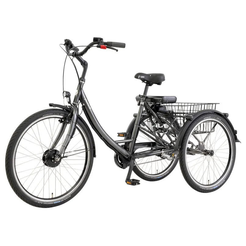 Lano FM E-Bike Dreirad 24"-26" schwarz