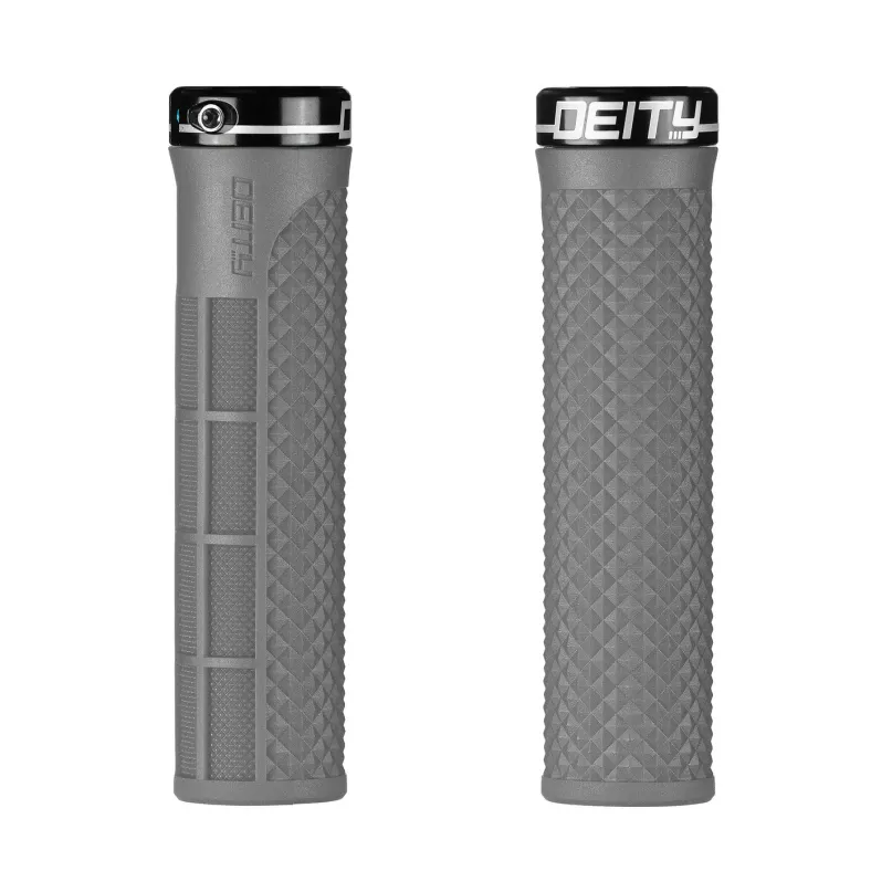 Lockjaw Lock-On Fahrradgriffe grau