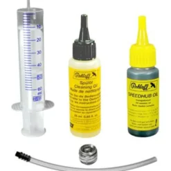 Ölwechsel-Set: Spülöl + Ganzjahresöl + Ölablassschraube + Einwegspritze + Öleinfüllschlauch (100 ml)