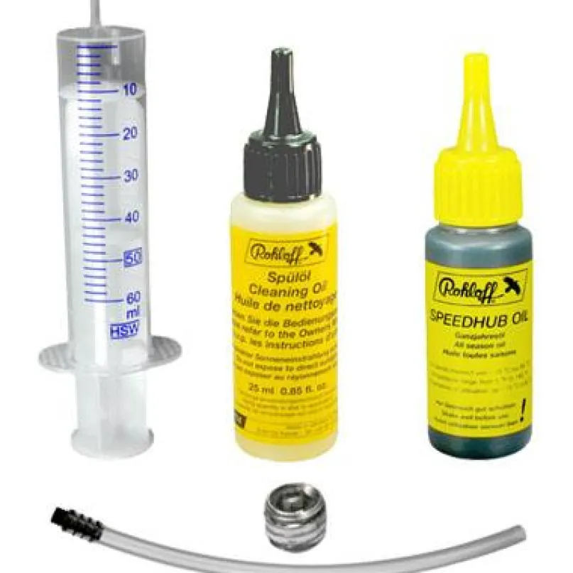 Ölwechsel-Set: Spülöl + Ganzjahresöl + Ölablassschraube + Einwegspritze + Öleinfüllschlauch (100 ml)