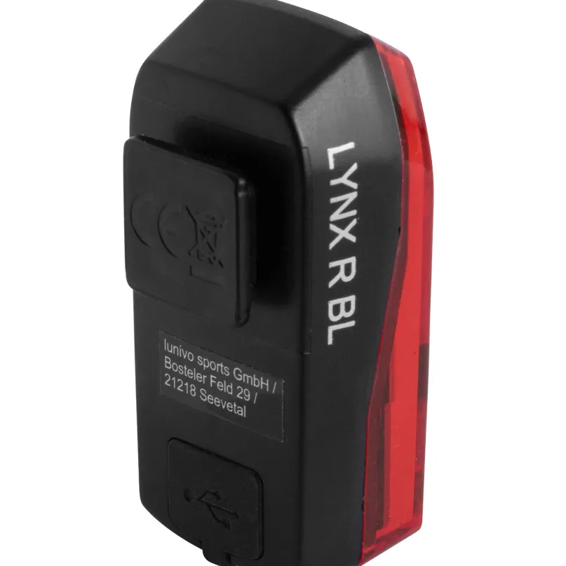 Lynx F100 Fahrrad-Frontlicht + Lynx R Brake Fahrrad-Rücklicht