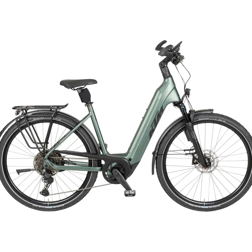 Macina Summit ABS 800 E-Bike Trekkingrad Tiefeinsteiger 28" grün