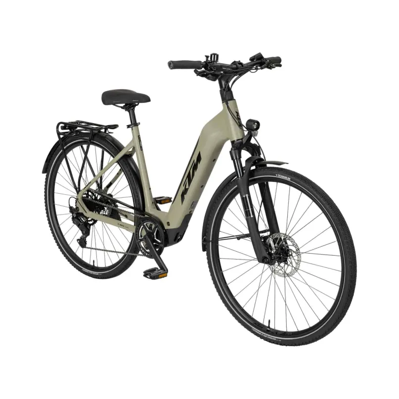Macina SX Lite E-Bike Trekkingrad Tiefeinsteiger 28" grün