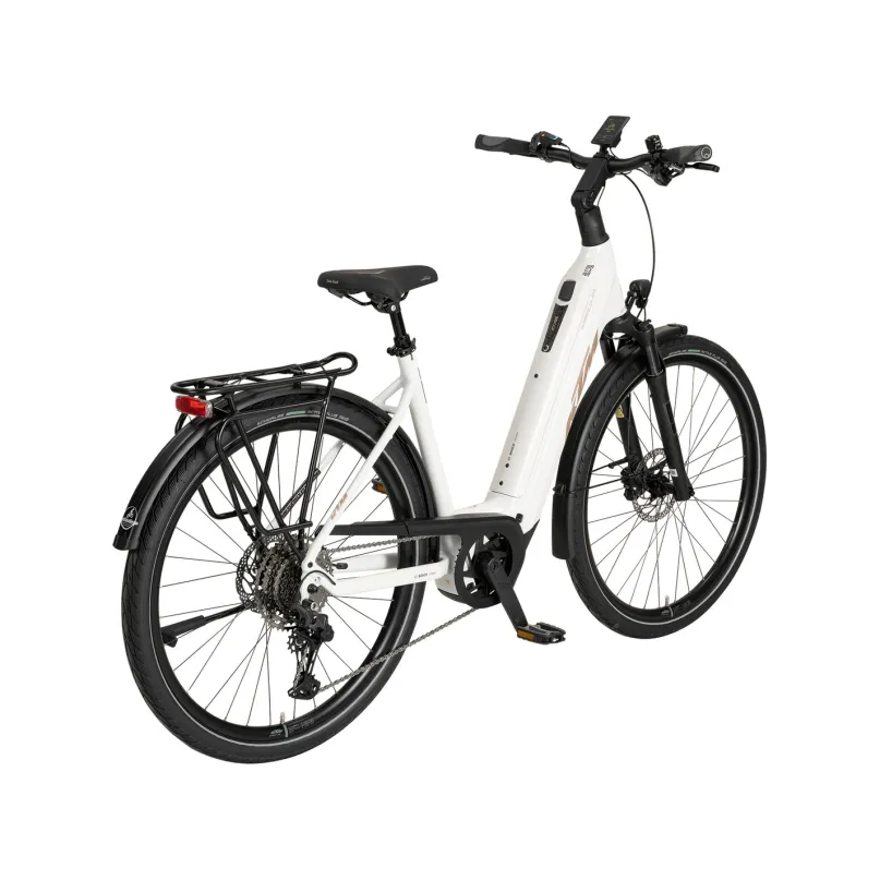 Macina Ultimate CX 800 E-Bike Trekkingrad Tiefeinsteiger 28" weiß