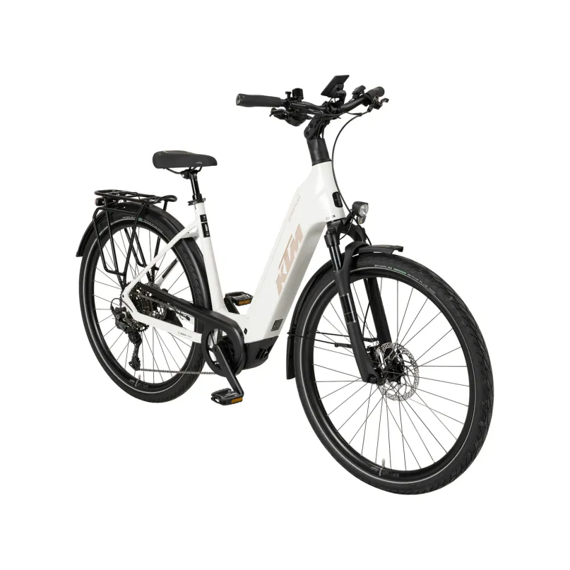 Macina Ultimate CX 800 E-Bike Trekkingrad Tiefeinsteiger 28" weiß