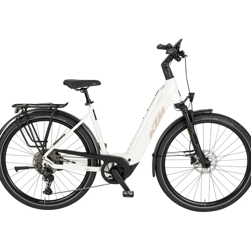 Macina Ultimate CX 800 E-Bike Trekkingrad Tiefeinsteiger 28" weiß
