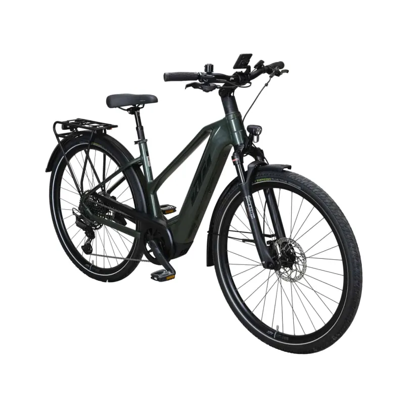 Macina Ultimate Pro 750 Wh E-Bike Trekkingrad Trapez 28" grün