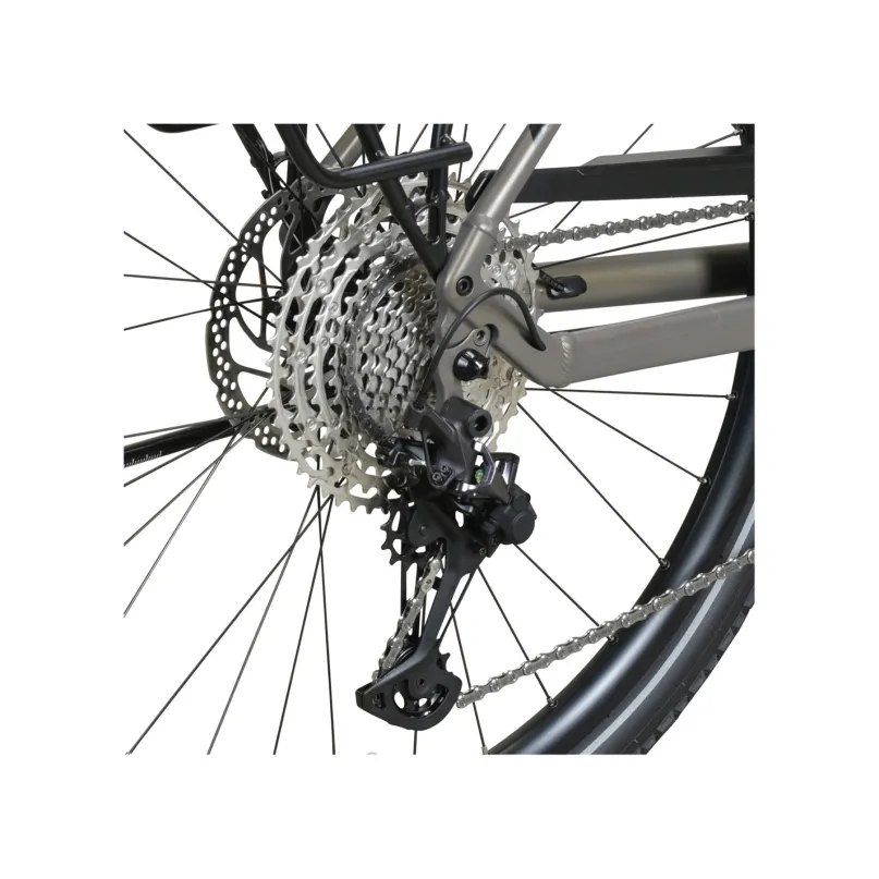 Macina Ultimate XTS E-Bike Trekkingrad Trapez 28" grau
