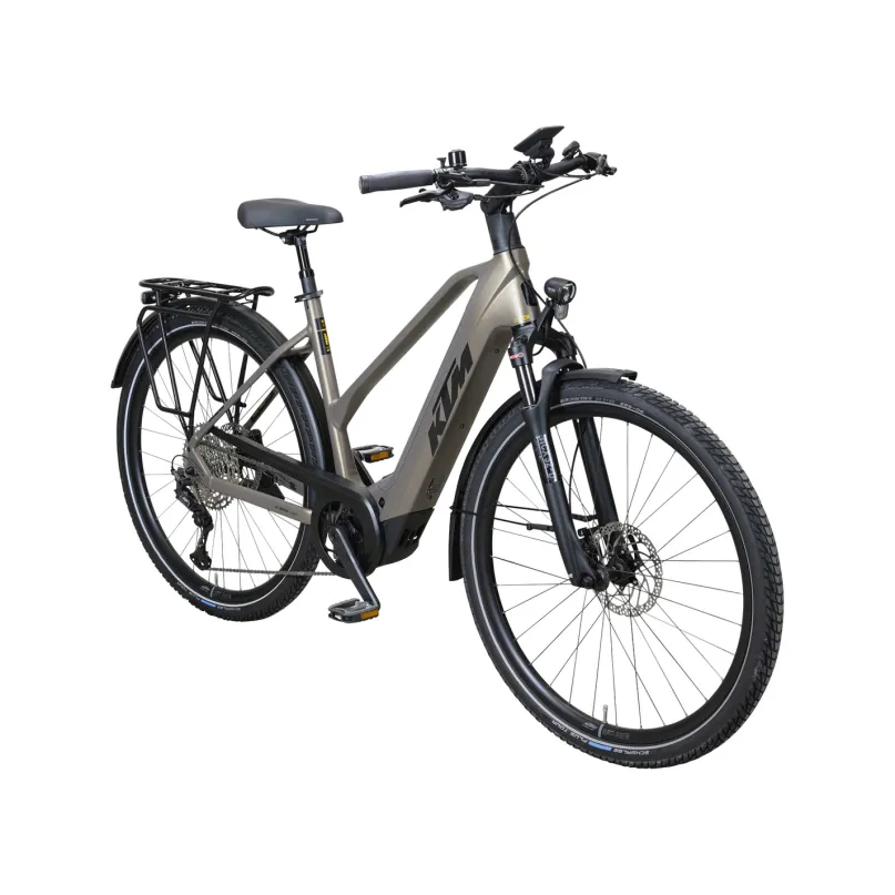 Macina Ultimate XTS E-Bike Trekkingrad Trapez 28" grau
