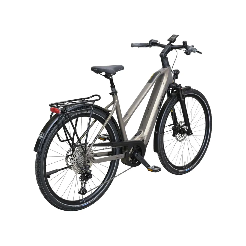 Macina Ultimate XTS E-Bike Trekkingrad Trapez 28" grau