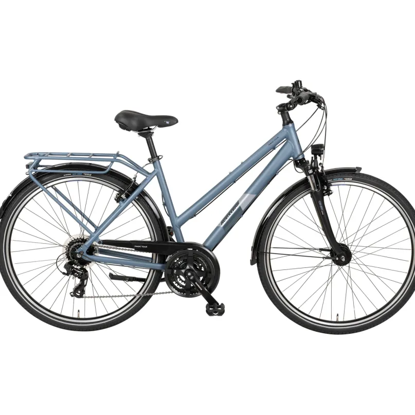 Magic Tour Trekkingrad Trapez 28" blau