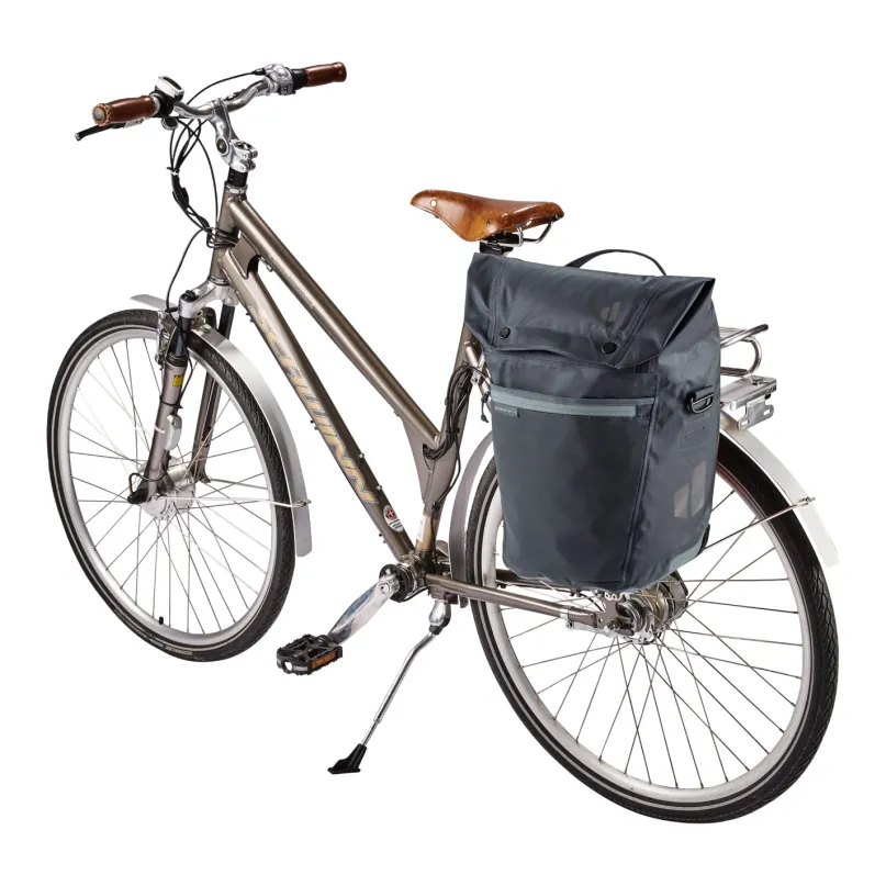Mainhattan 17+10 Fahrradtasche grau