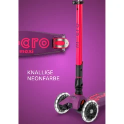 MaxiDeluxe Foldable Neon LED Roller pink