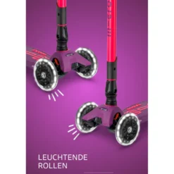 MaxiDeluxe Foldable Neon LED Roller pink