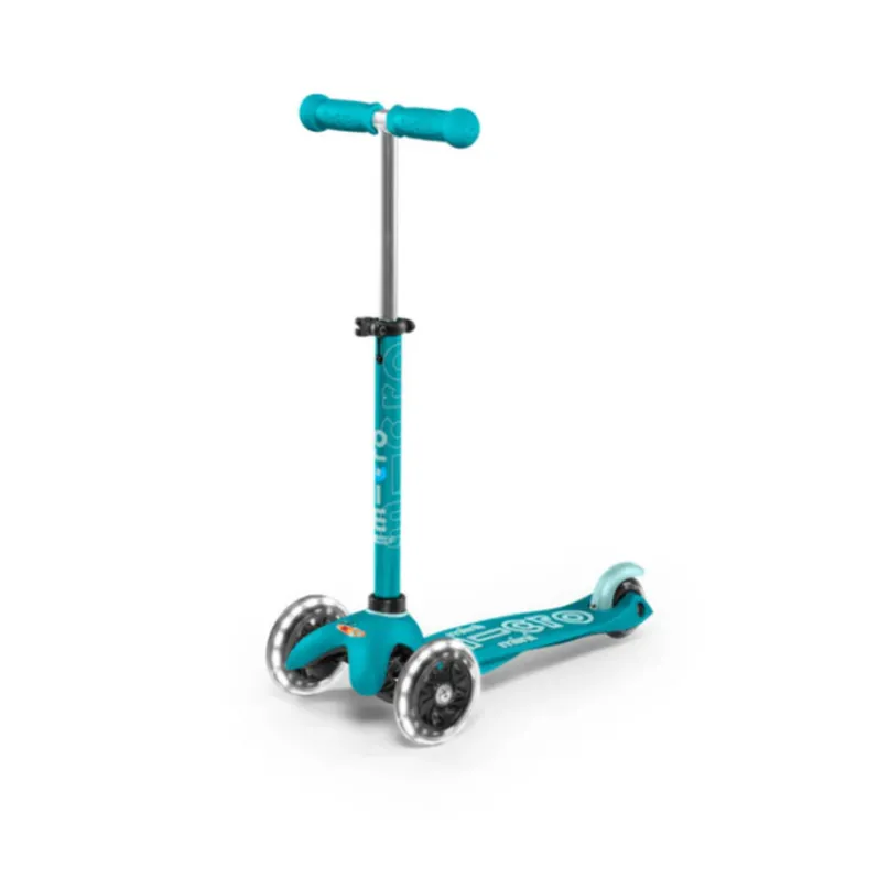 MiniDeluxe LED Kinderroller türkis