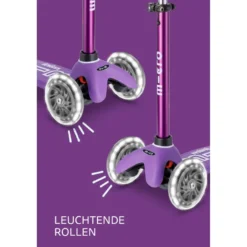 MiniDeluxe LED Kinderroller lila