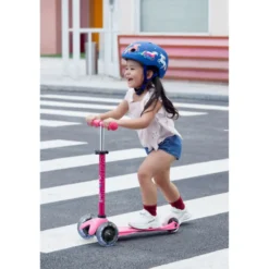 MiniDeluxe LED Kinderroller lila