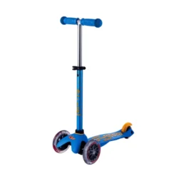 mini micro deluxe Roller Kinder blau