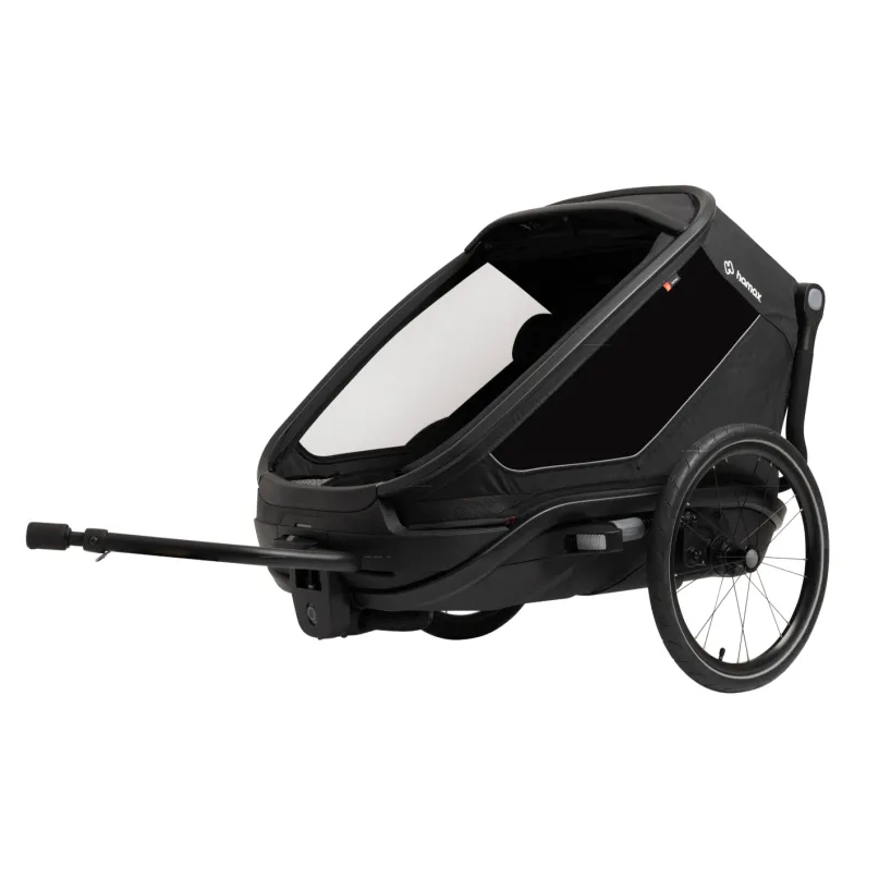 Outback Next Fahrradanhänger Kinder 2 schwarz