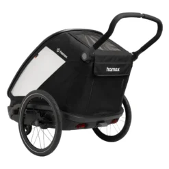 Outback Next Fahrradanhänger Kinder 2 schwarz