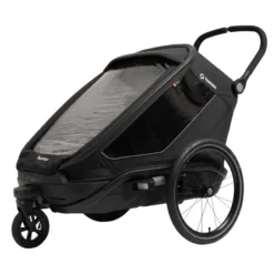 Outback Next Fahrradanhänger Kinder 2 schwarz
