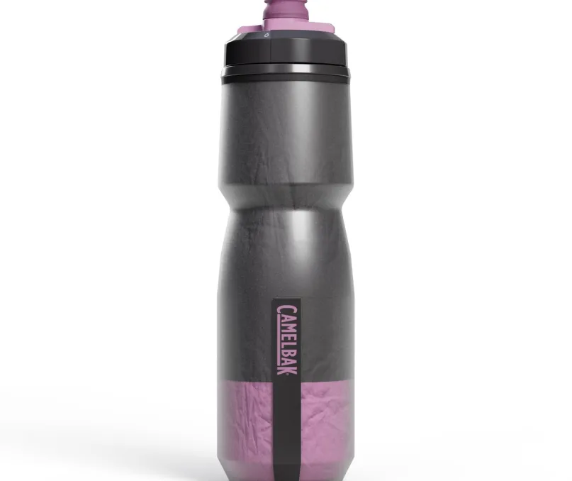 Podium Chill Thermo Radflasche schwarz-rosa 710 ml