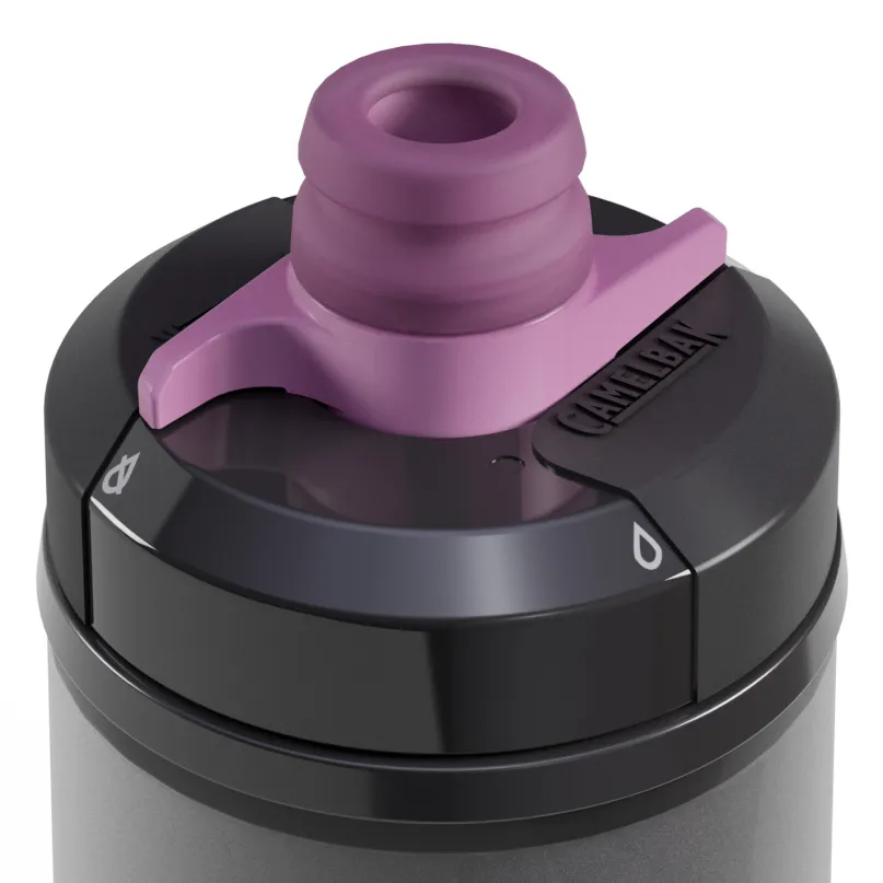 Podium Chill Thermo Radflasche schwarz-rosa 710 ml