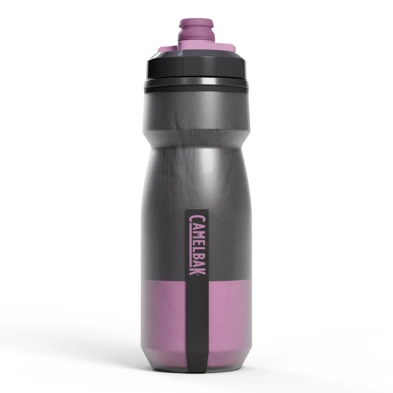Podium Chill Thermo Radflasche schwarz-rosa 620 ml