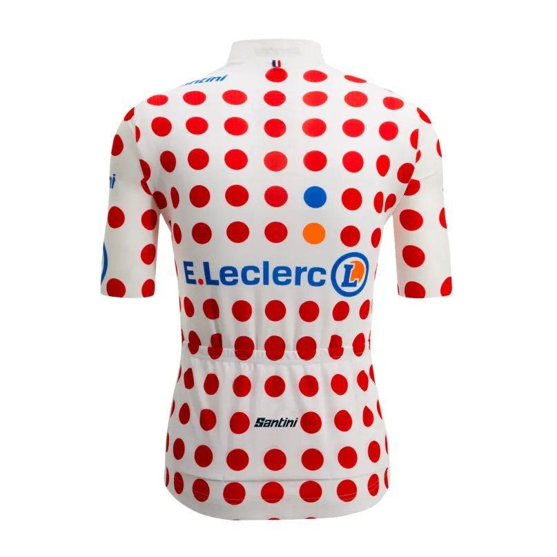 Polka Dot Tour de France Radtrikot kurzarm Herren